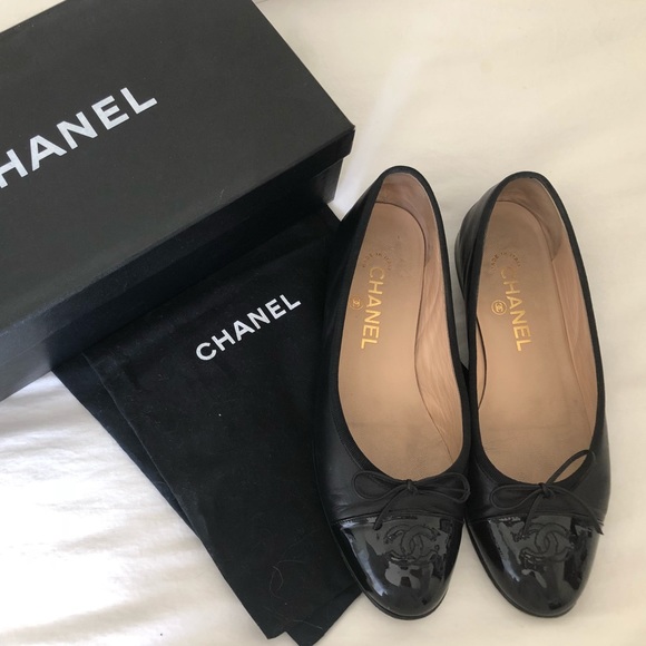 chanel flats 38